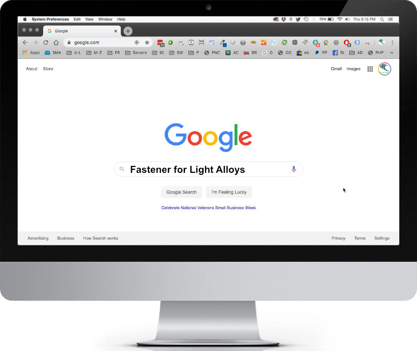 Desktop Google Search for Semblex